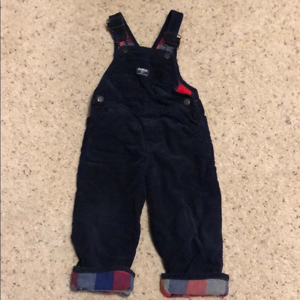 OshKosh corduroy navy overalls